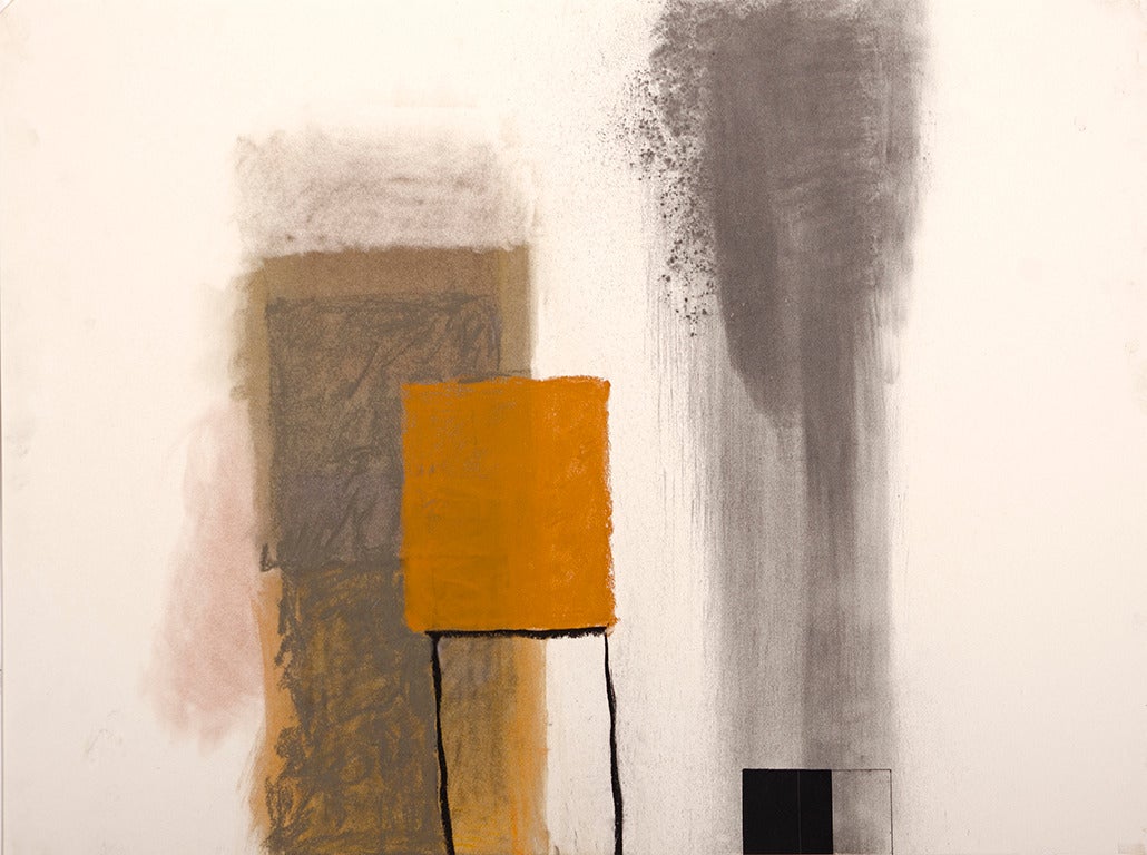 Rocio Rodriguez "16-Oct-14" Abstract Oil Pastel on Paper