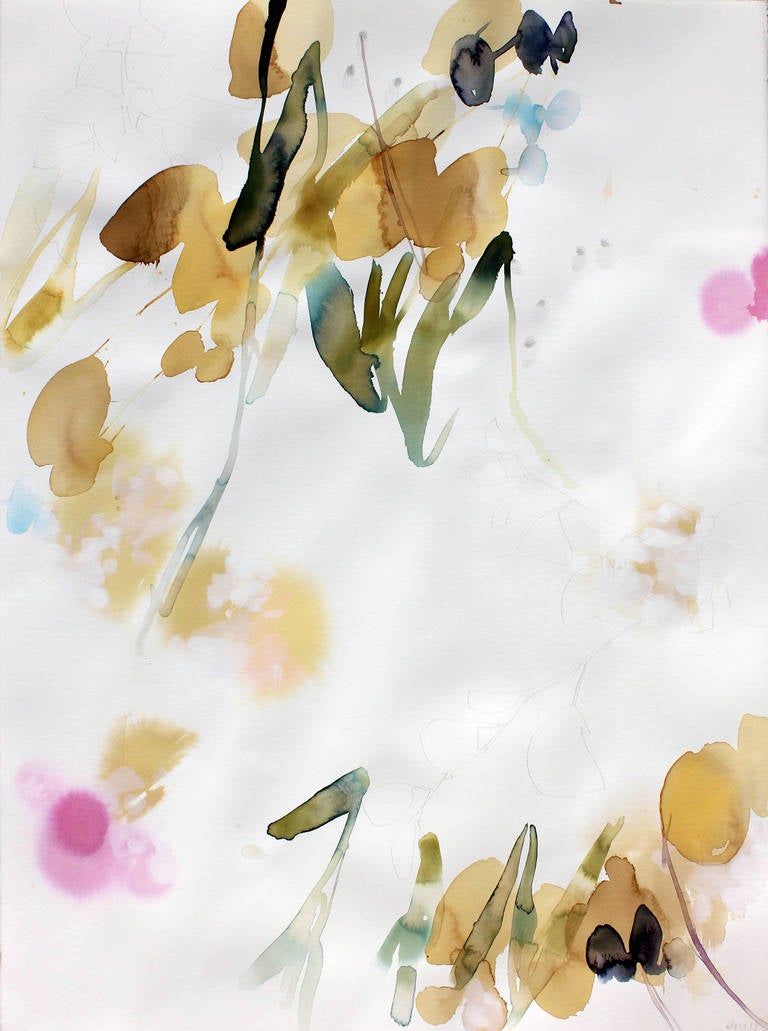 Gold's Reach 2 - Painting by Elise Morris