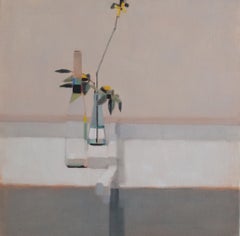 Frances Campani, « Forsethia », 2026, huile sur toile