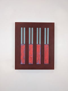 Arielle Zamora "Manzanita" 2026 oil, acrylic, joint compound, cold wax
