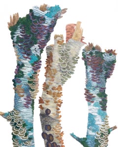 Katie DeGroot "Difficult Conversations" 2026 watercolor and opaque watercolor