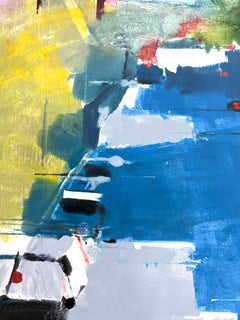 Lisa Breslow "Highline Looking West 1" 2026 monotype on paper