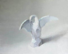 Stephanie London "The Swan" -- Still Life Oil Painting