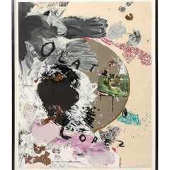 Olatz López, Color Screenprint on Arches Paper by Julian Schnabel