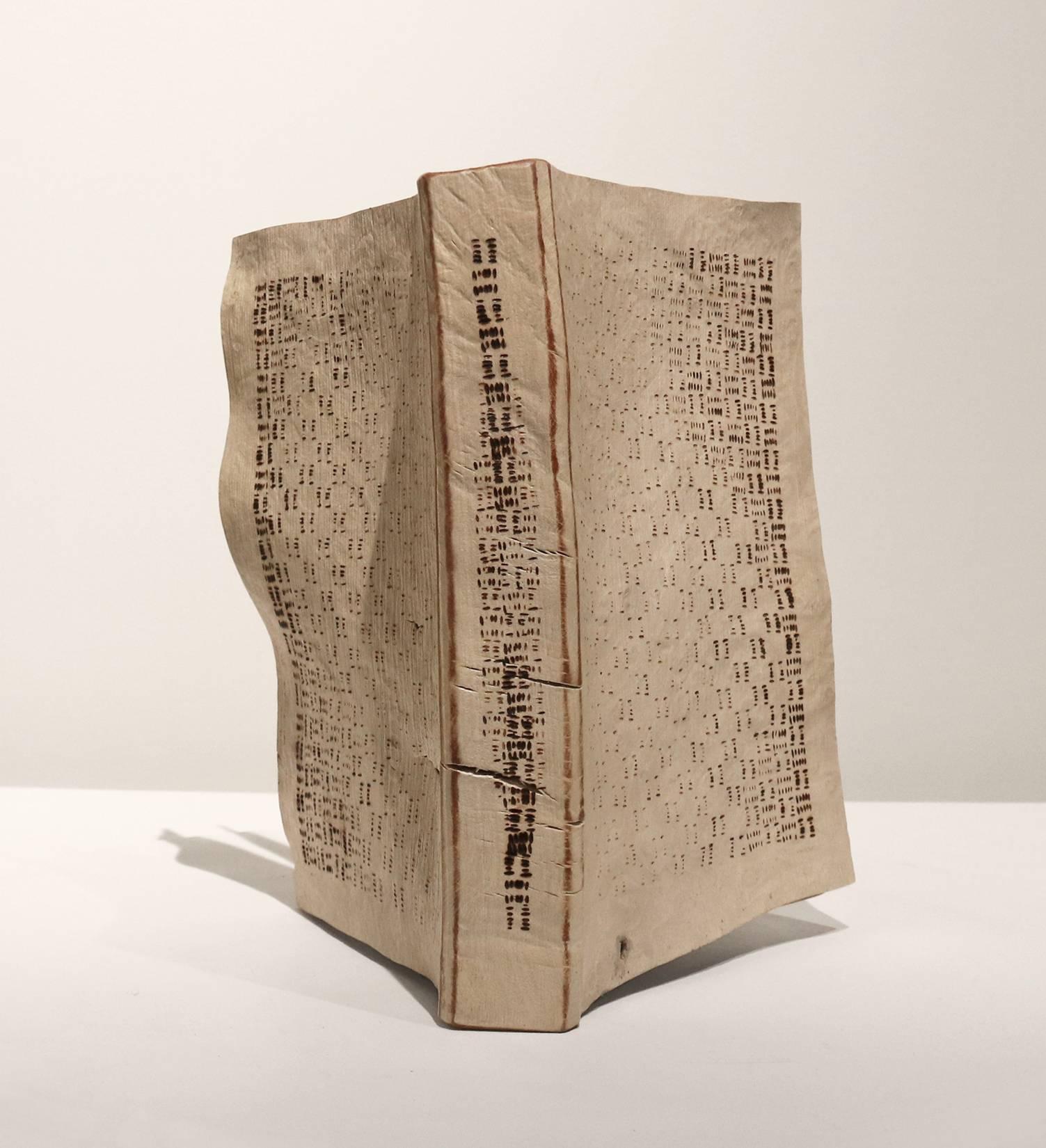 White Book #3 - Contemporary Sculpture by Christian Burchard