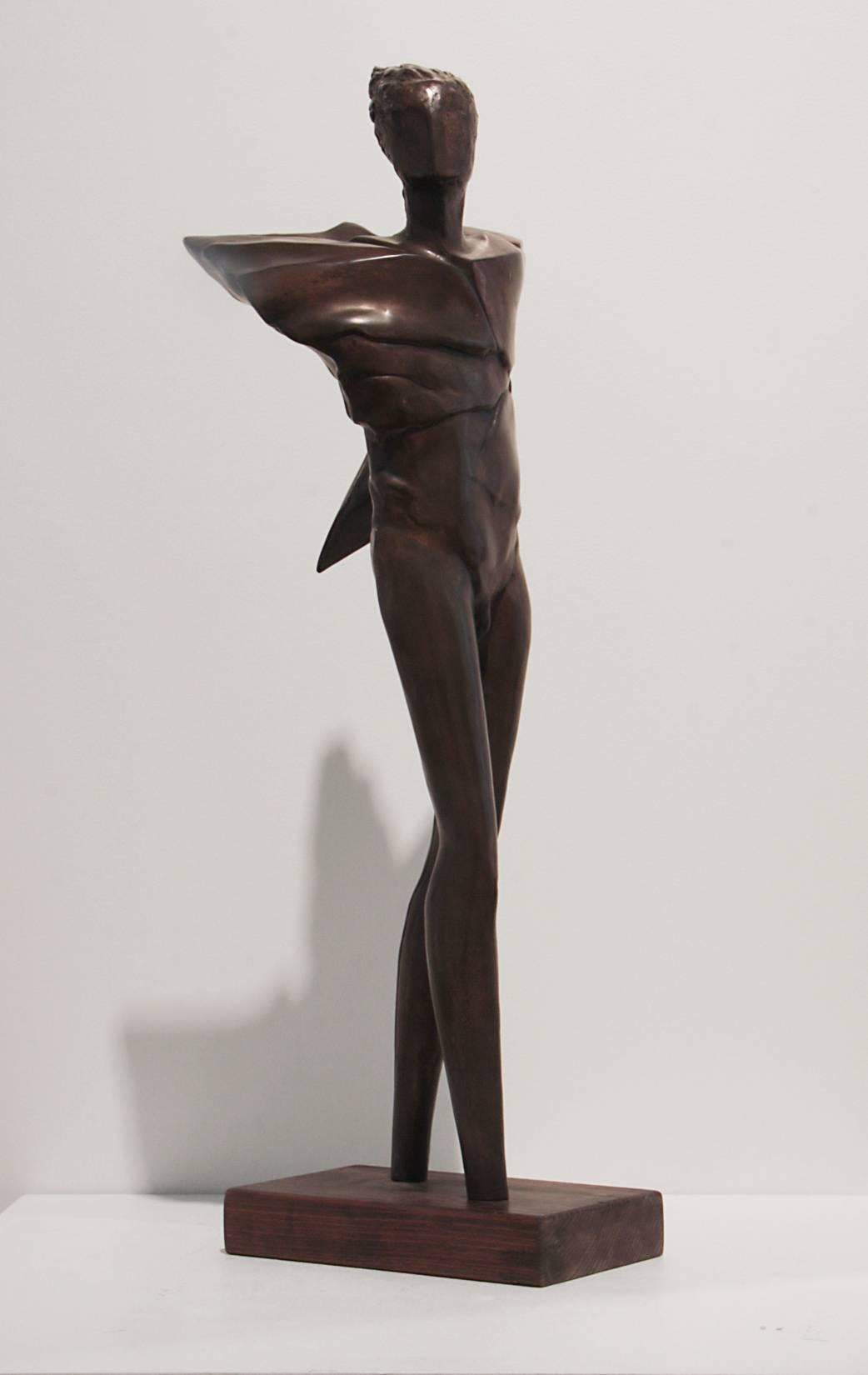 Rita Sargen-Simon Figurative Sculpture - Winged Spirit
