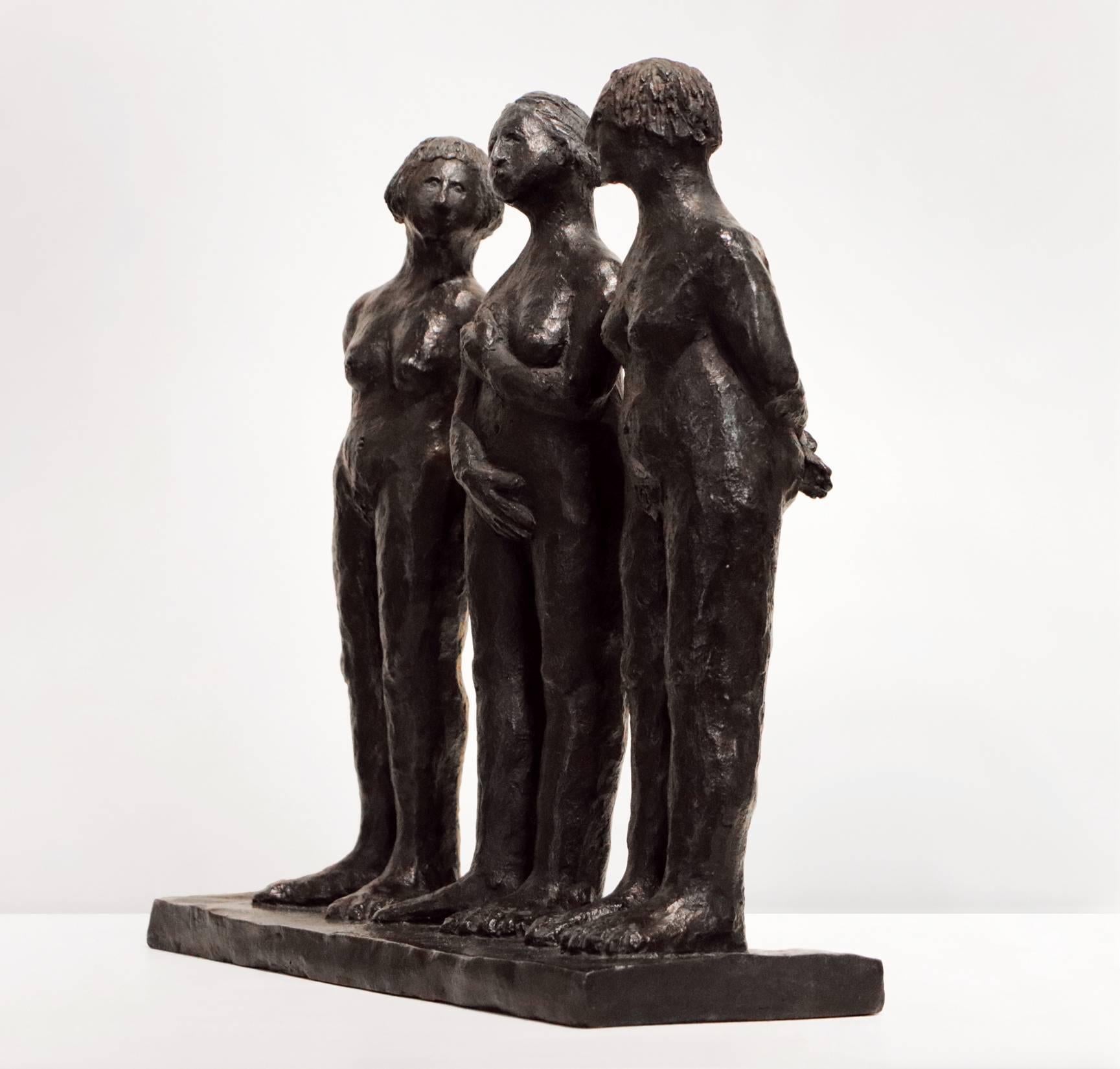 Triplettes (Triplets) - Sculpture by Claude Roux