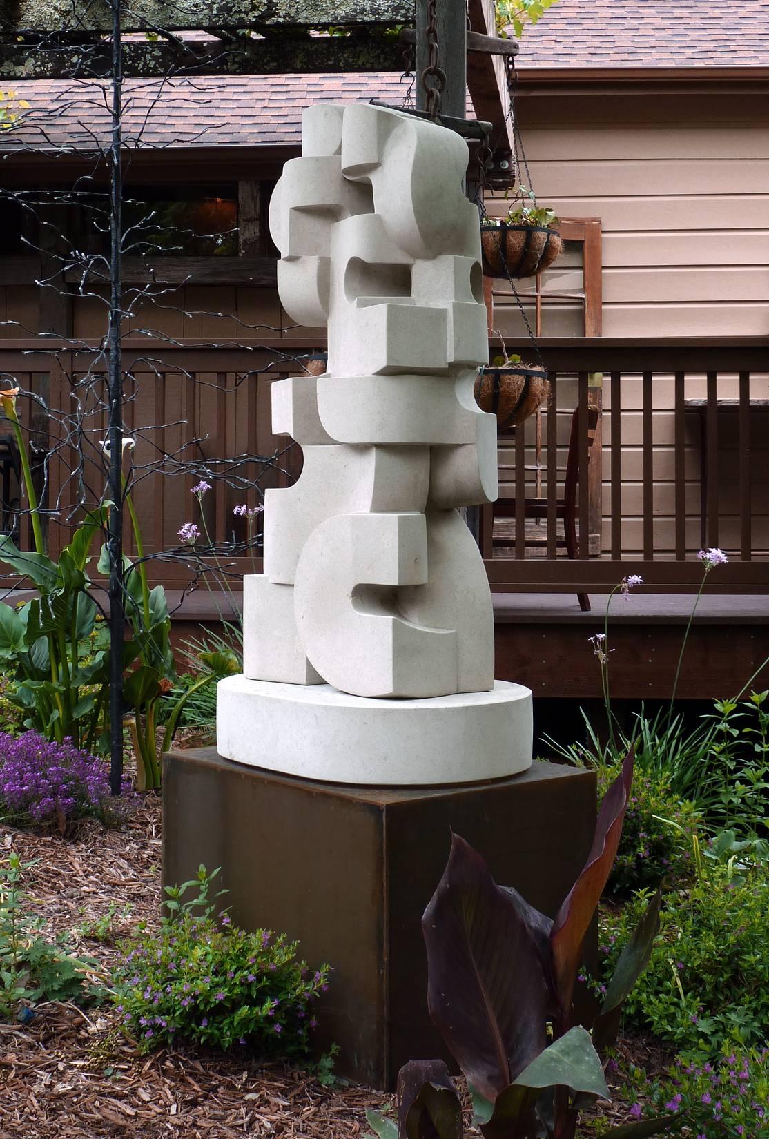 Jeff Metz Abstract Sculpture - Echo Forge