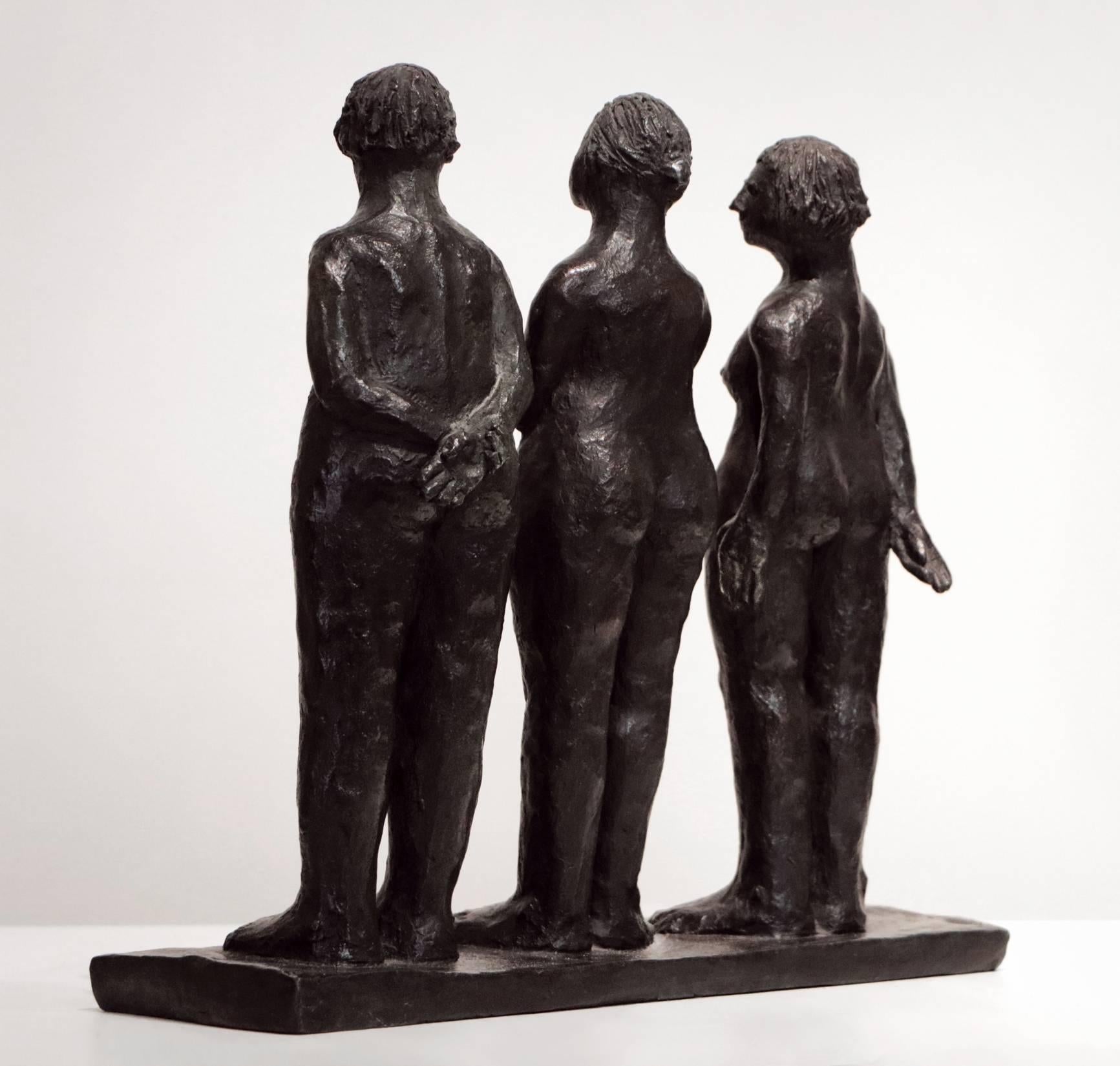 Triplettes (Triplets) - Contemporary Sculpture by Claude Roux