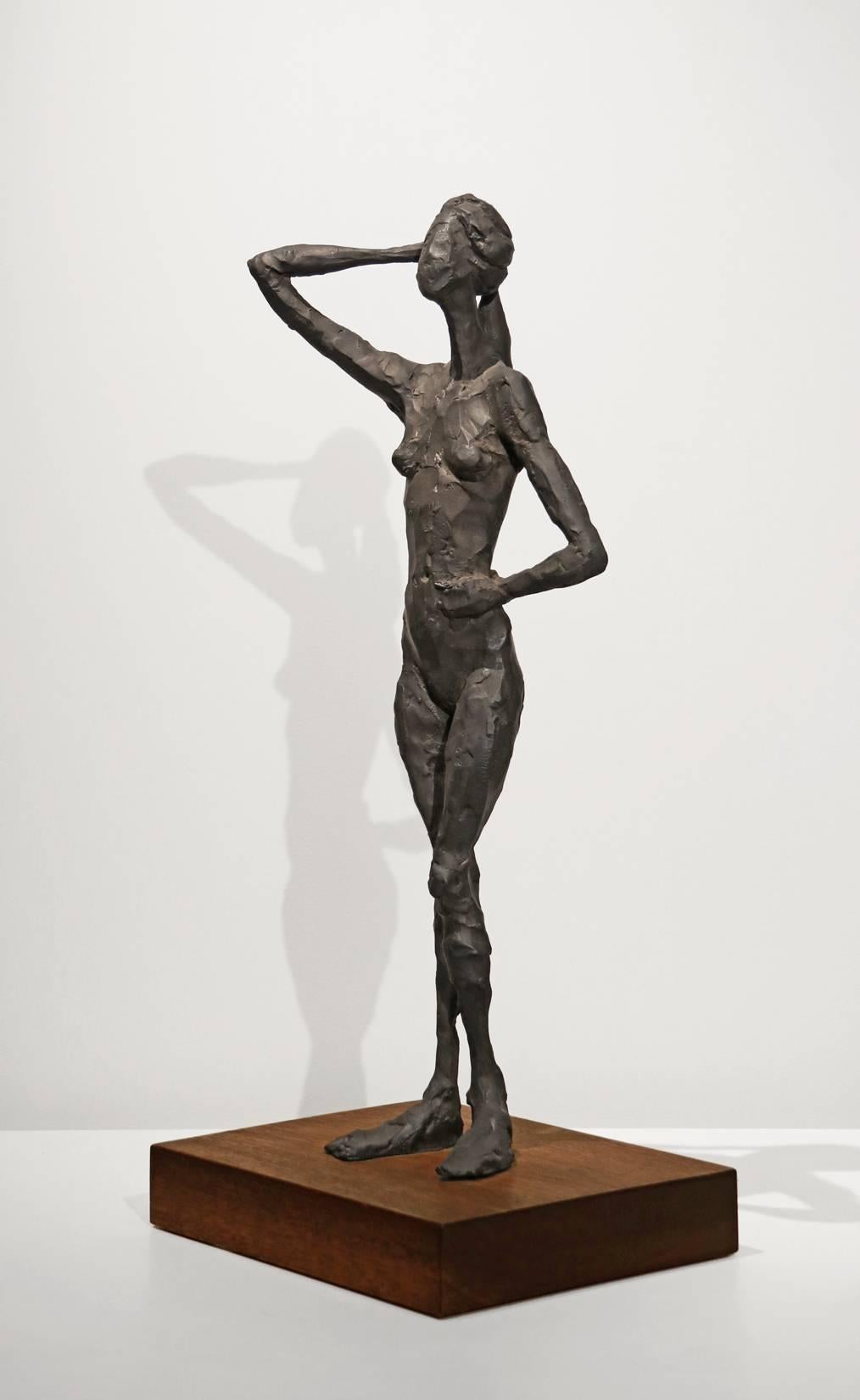 Standing Pamela - Sculpture by Curt Brill