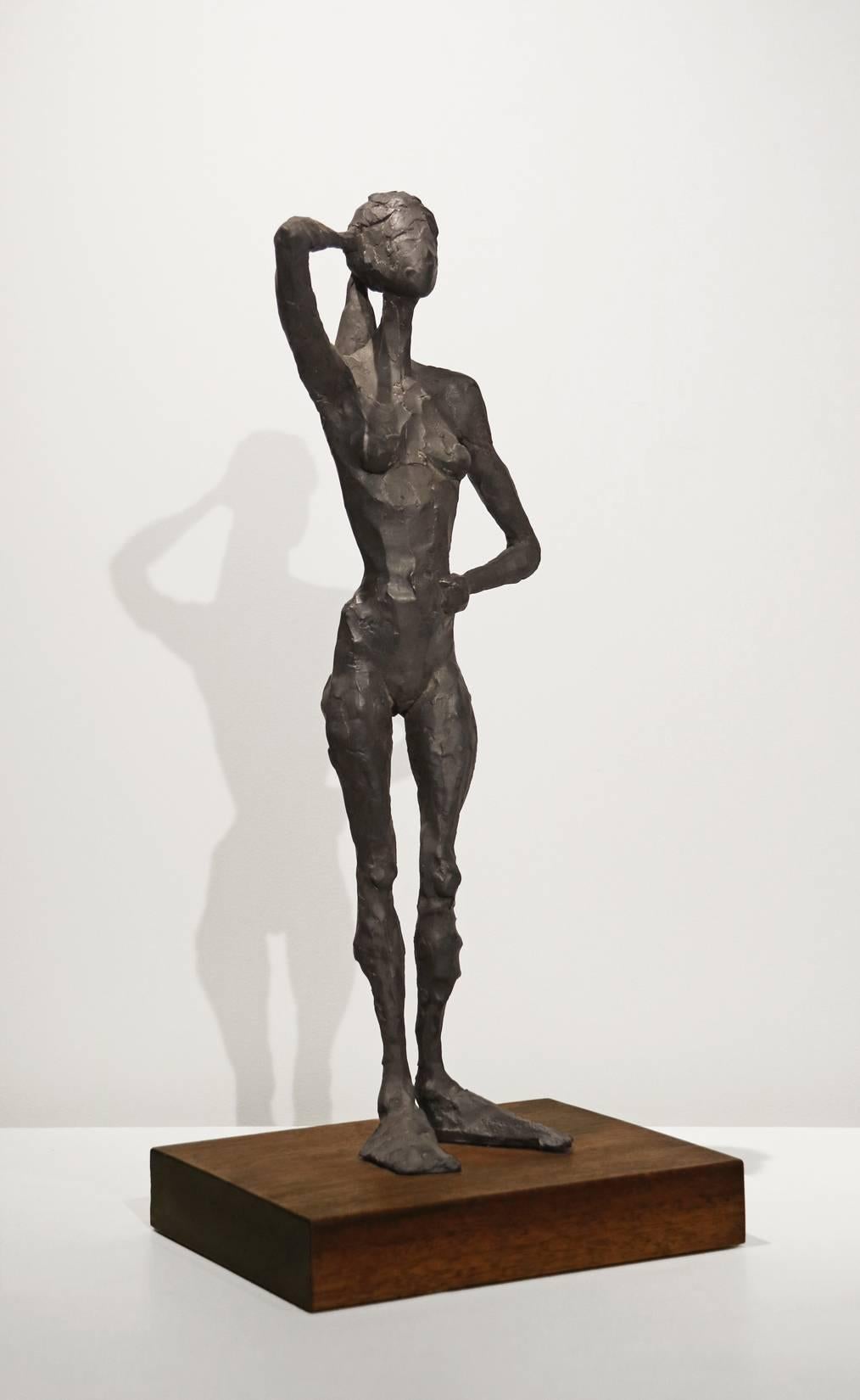 Standing Pamela - Contemporary Sculpture by Curt Brill