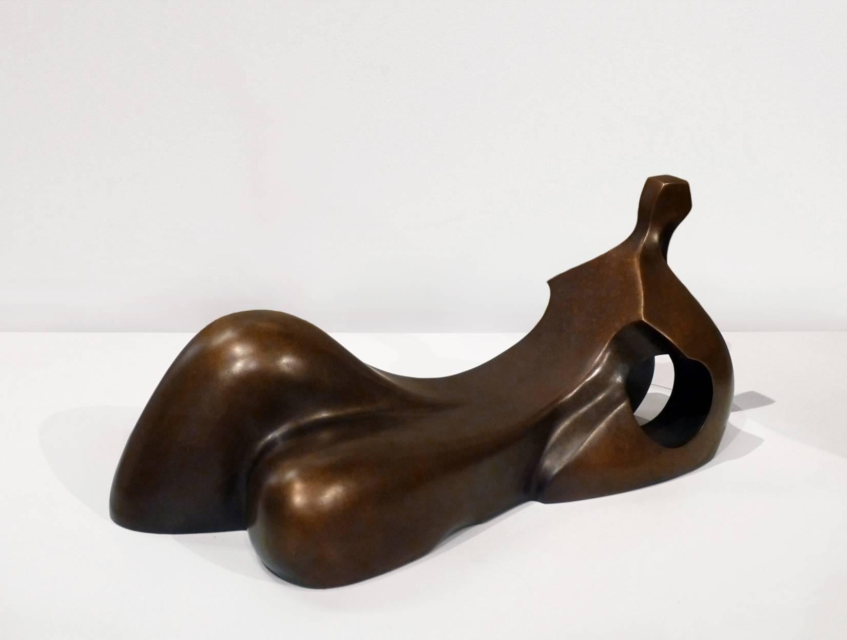 Reclining 1 - Sculpture by Robert Holmes