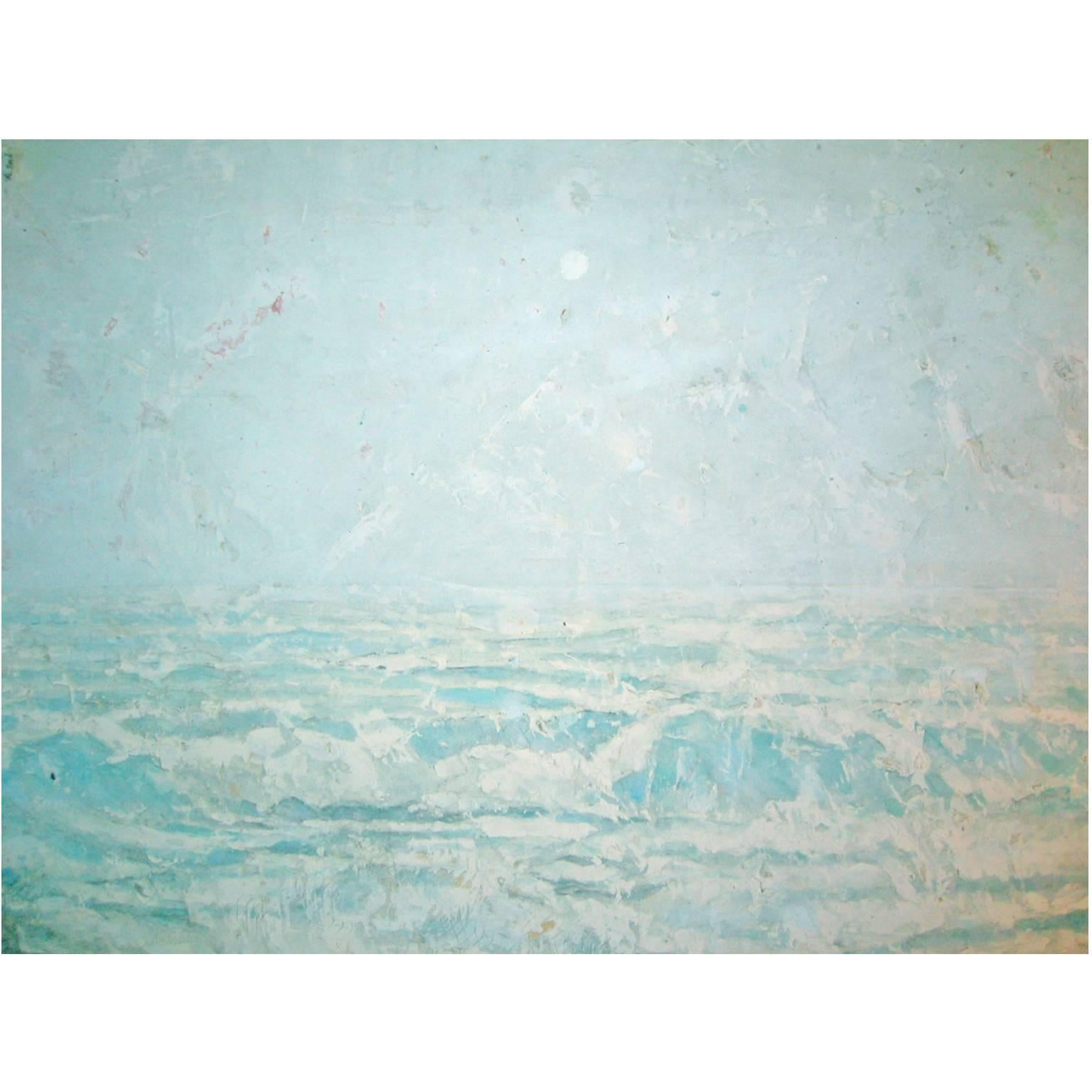 Untitled (ocean) - Mixed Media Art by Nicole Charbonnet