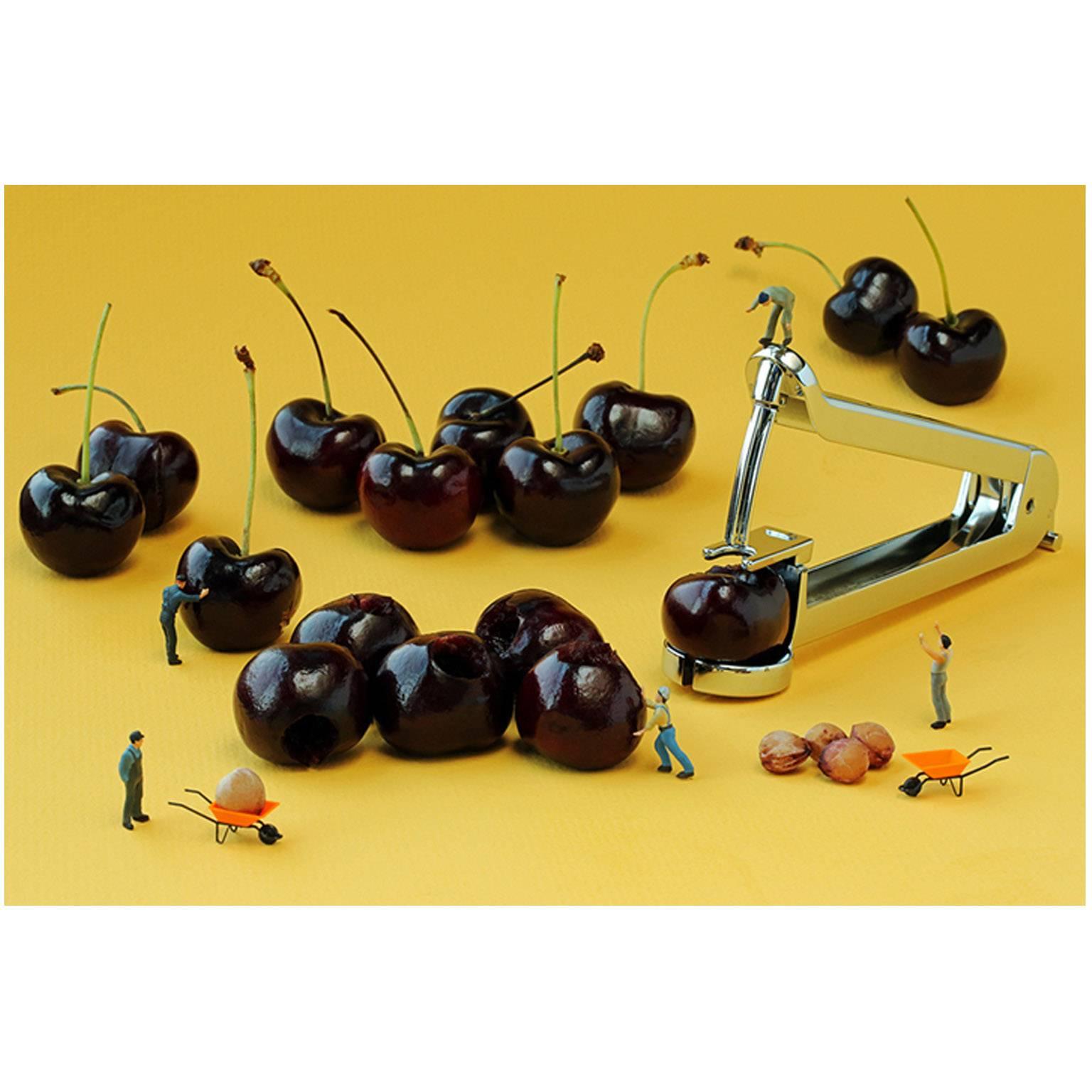 Christopher Boffoli Color Photograph - Cherry Pitters