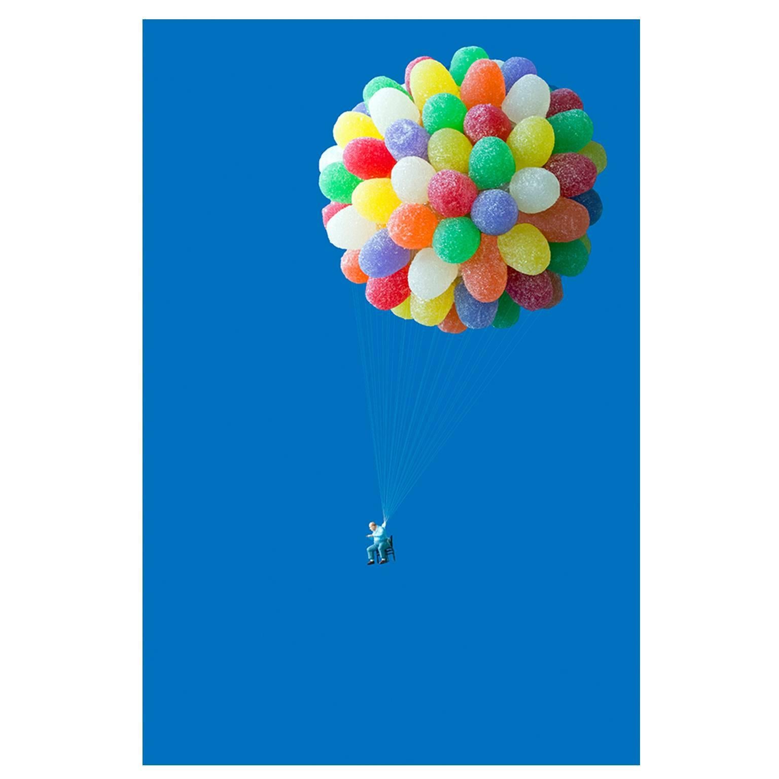 Christopher Boffoli Still-Life Photograph - Gumdrop Balloonist