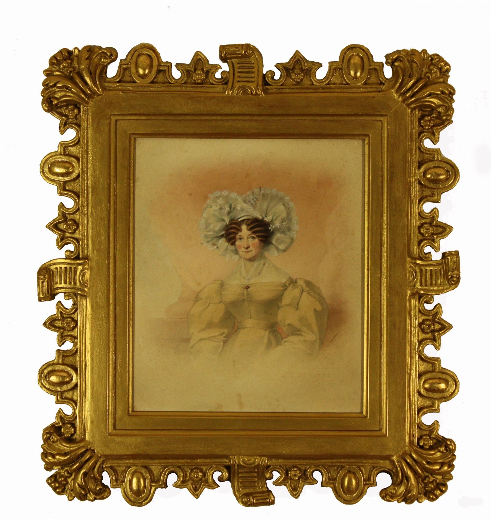 Unknown Portrait Painting - Mrs Mary Prothero