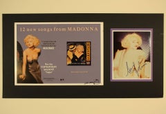 Madonna Original Artwork With Signed Photograph