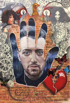 Sam Smith Limited Edition Print of a Oil Painting for the V Festival