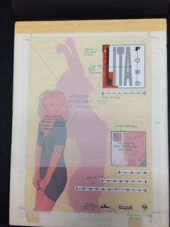 LITA FORD Stiletto Album Original Production Artwork For Poster 1990
