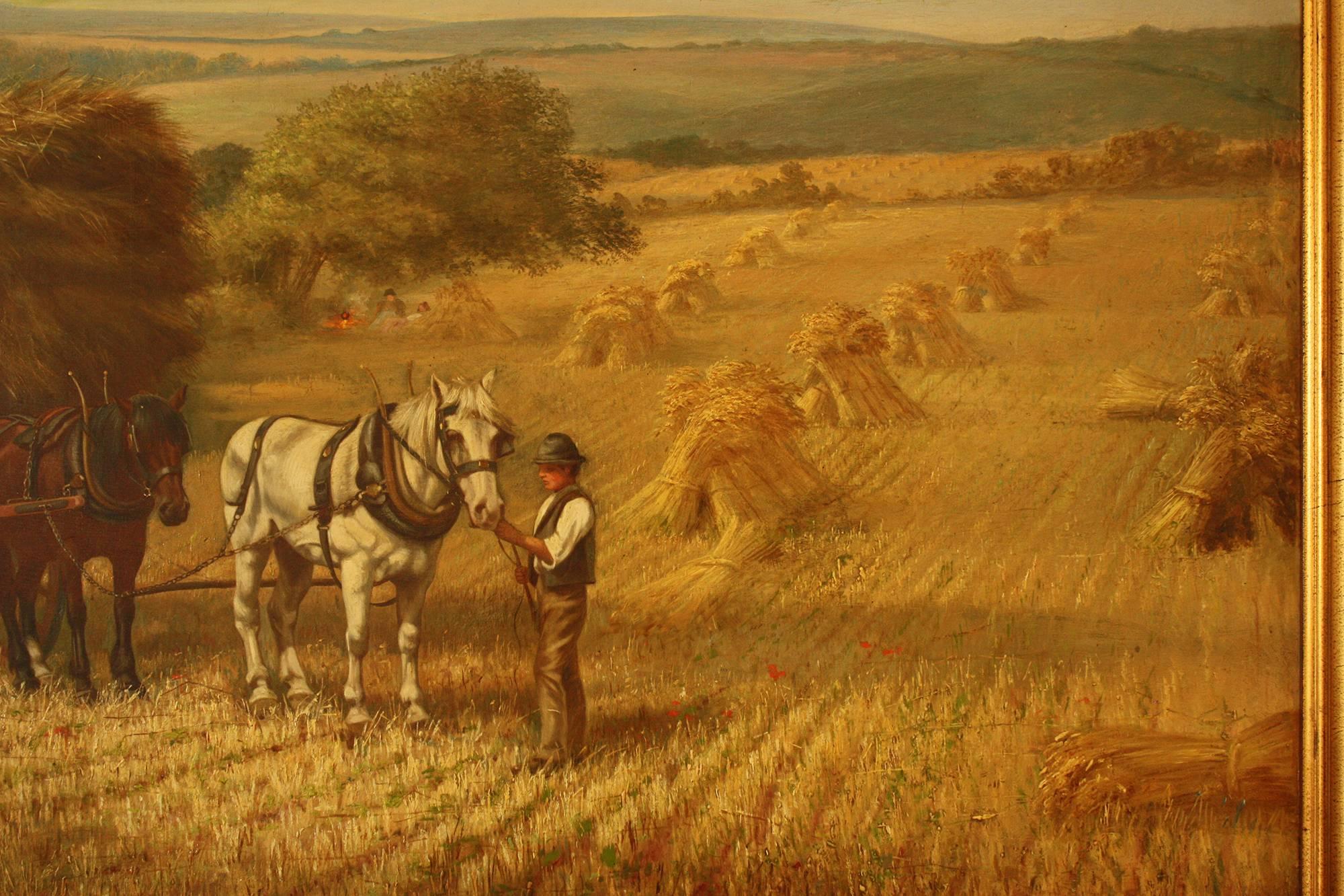 The Harvest - Painting by George H. Hart