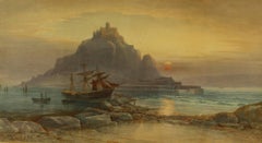 Sunset at St Michael's Mount, Cornwall