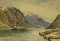 S.S Prinzessin Victoria Louise at Odda Fjord, Norway