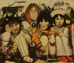 Vintage Unreleased Original 1st Gen Proof Artwork for "The Beatles Ballads" Album 