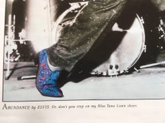 A rare Liberty Store Tana Lawn poster featuring Elvis Presley.