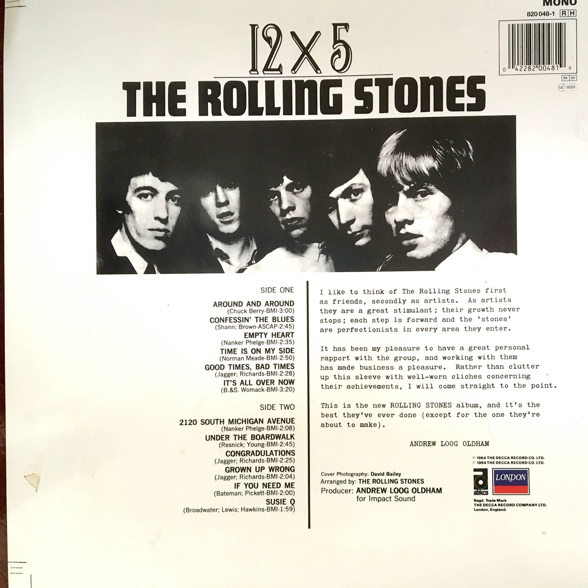 the rolling stones 12x5 album