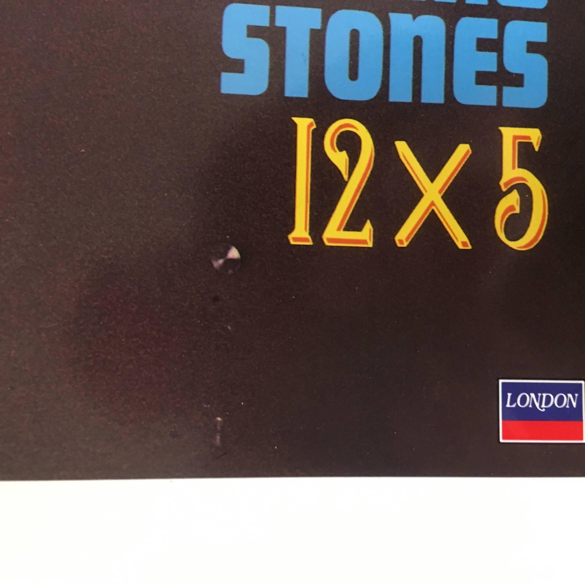 ROLLING STONES 12x5 Album Extremely Rare Cromalin Proof Artwork 1984 For Sale 1