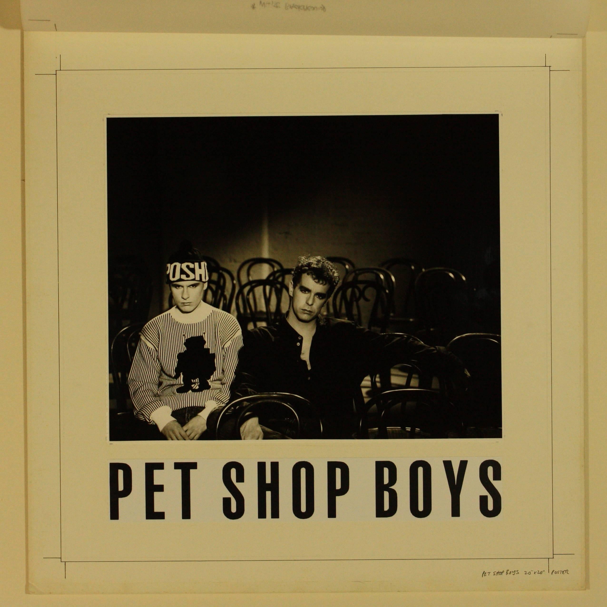 PET SHOP BOYS Cromalin for a Limited Edition Print - Photograph by Unknown