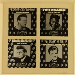 Eddie Cochran, Fats Domino, Johnny Burnette, Bobby Vee 4 Proof Artworks