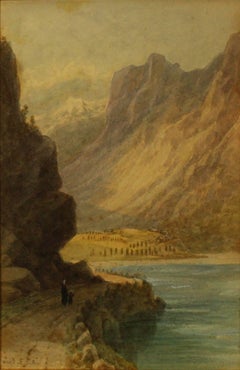 Harvest Time at Sandvin Saeter Hardanger Fjord by Thomas Hart