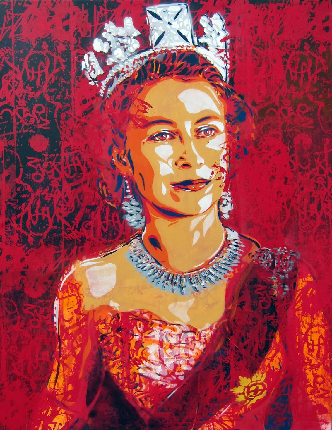 BTOY Portrait Painting - God Save The Tag Queen