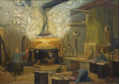 An iron-foundry