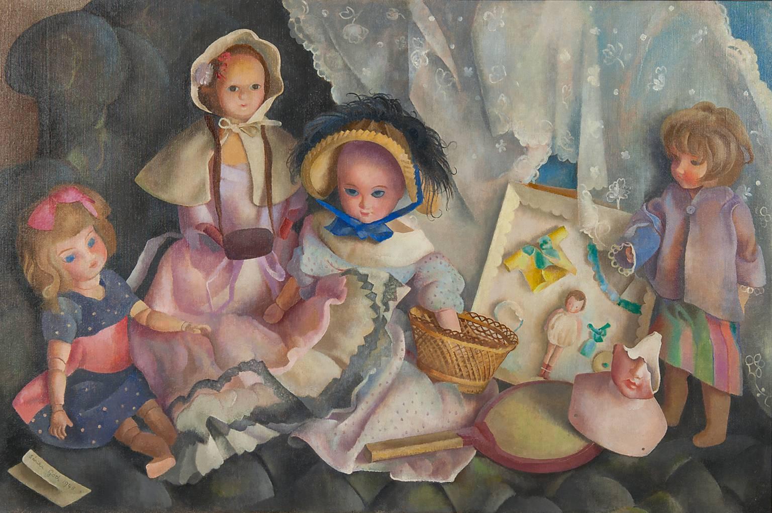 Charlotte Sarika Góth Figurative Painting - Dolls