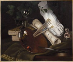 Still life with painter
s palette