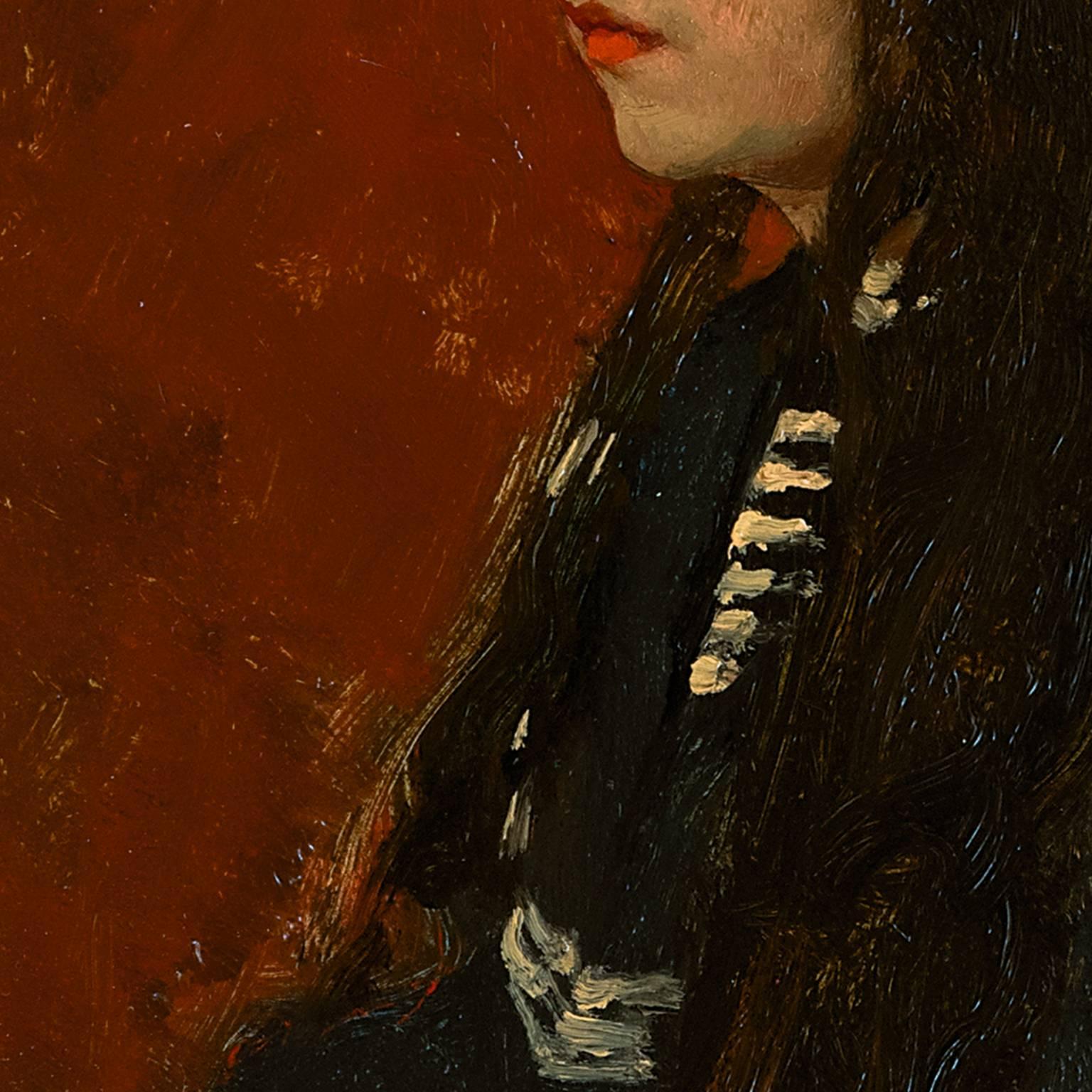 Portrait of Lucia W. Thueré For Sale 1