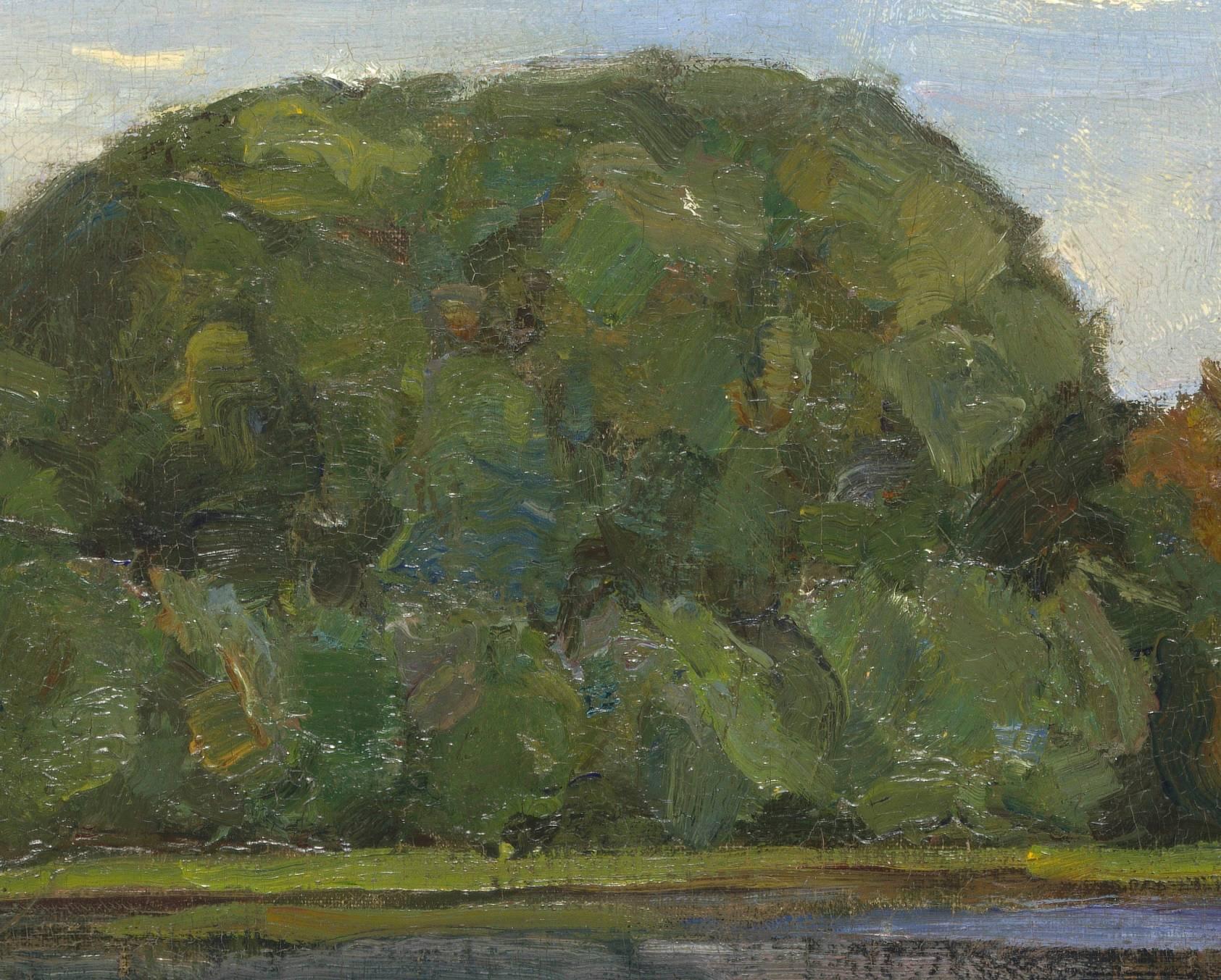 The farm Geinrust along the river Gein - Impressionist Painting by Mondriaan, Piet Cornelis (Piet)