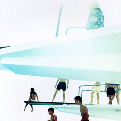 Sans titre n°06, Cascais, 2002 - Karine Laval, Swimming Pools, Children, Diving