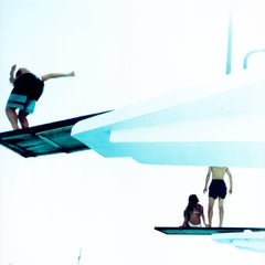 Ohne Titel #20, Cascais, 2002 - Karine Laval, Swimming, Pools, Sunshine, Diving