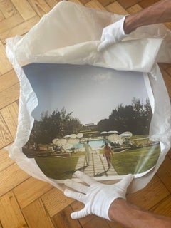 Saint Tropez 1971 - Limited Edition Estate Stamped C-Type Color Print, 16" x 20"