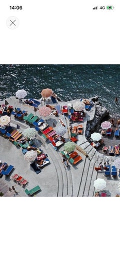 Positano Beach, 1979 - Estate Stamped Limited Edition C-Type Print, 16 x 20