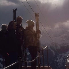 Alpine Skiing, 1964 - Limited Edition C-Type Print, Estate Stamped 16 x 16 Print