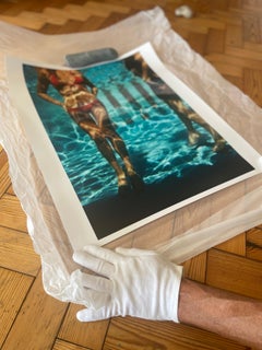 Pool at Las Brisas, 1972 - Estate Stamped C-Type Print from Limited Edition