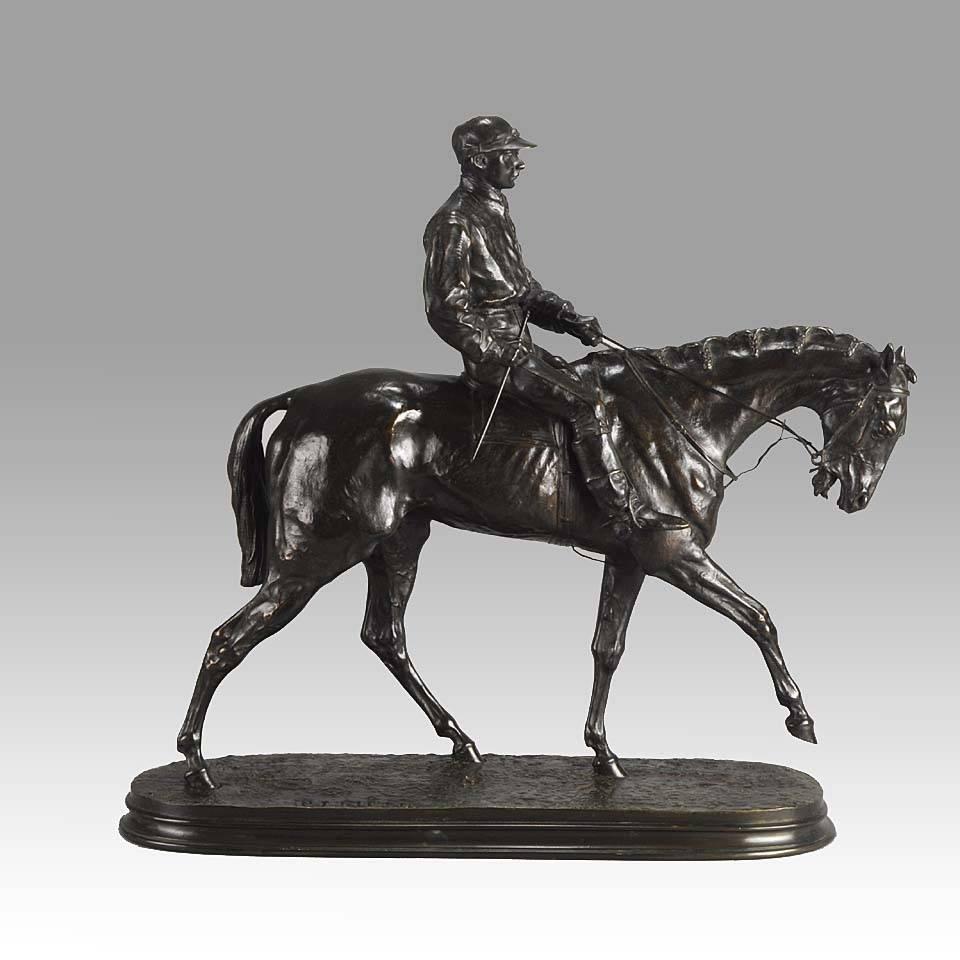 Pierre Jules Mêne Figurative Sculpture - Vainqueur du Derby