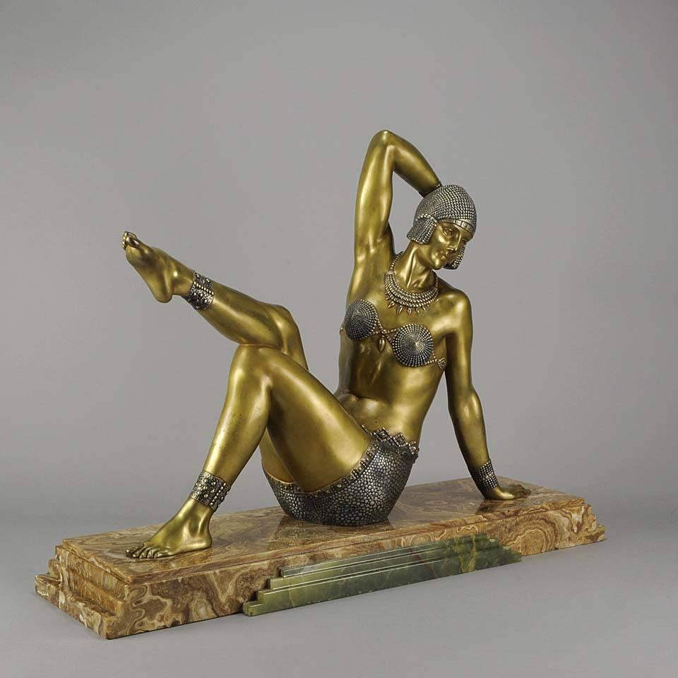 bronze chiparus danseuse