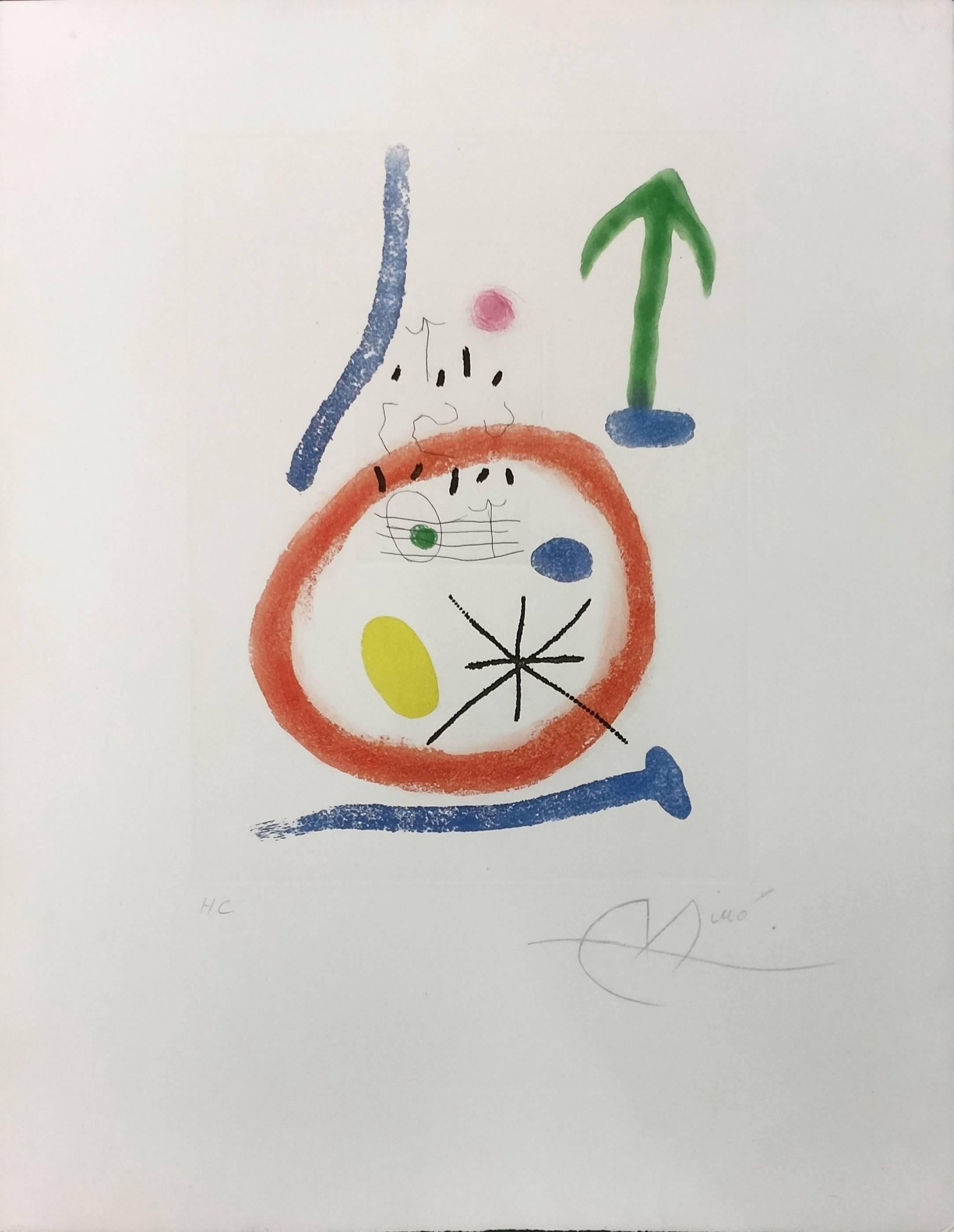 Joan Miró Abstract Print - CHEMIN DE RONDE III