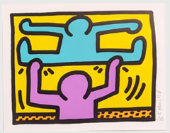 Siebdruck ohne Titel aus „Pop Shop I“, handsigniert, 1987, Auflage 157/200