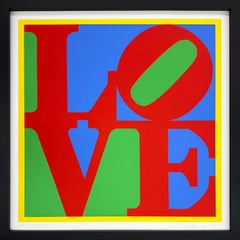 Heliotherapy Love, Hand Signed Screen Print, AP Edition, 43 x 43 in. Framed